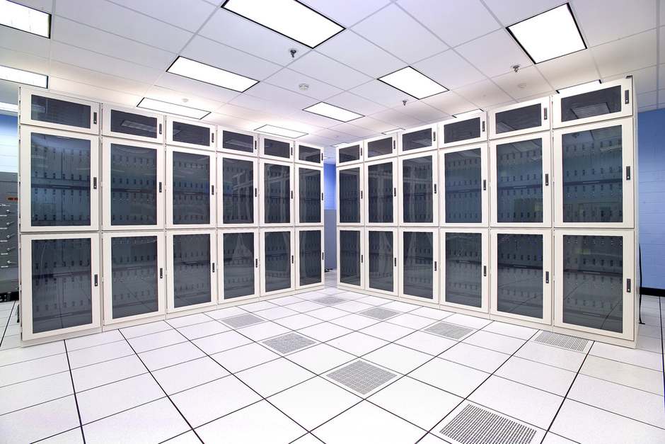 A supercomputer at BNL A supercomputer at Brookhaven National Lab