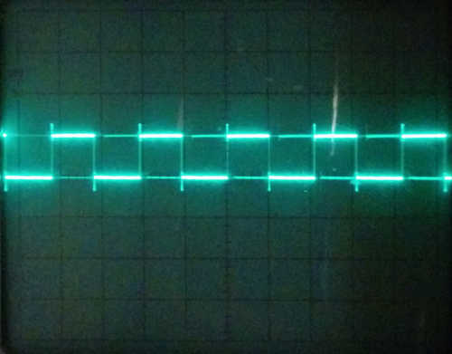 Using a port register at 100 kHz
